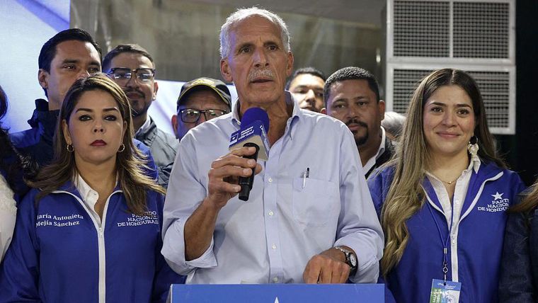 El candidato del Partido Nacional, Nasry "Tito" Asfura, fue respaldado abierta y públicamente por el presidente estadounidense Donald Trump.