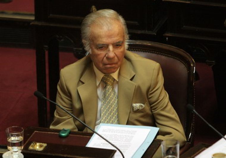 El ex presidente Carlos Menem. Foto: NA