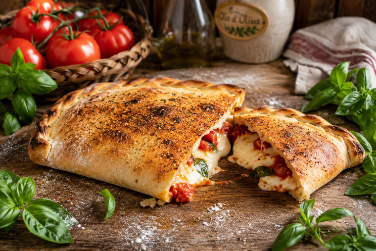 Delicioso calzone caprese: receta para dejar a todos con la boca abierta