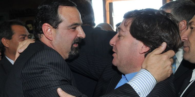 Ciurca, durante su asunción, rodeado de políticos. Ayer lo visitó una agrupación piquetera. Foto: Pachy Reynoso / MDZ