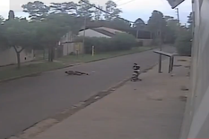 Lucas intentó defender a su familia en medio del siniestro Foto: X