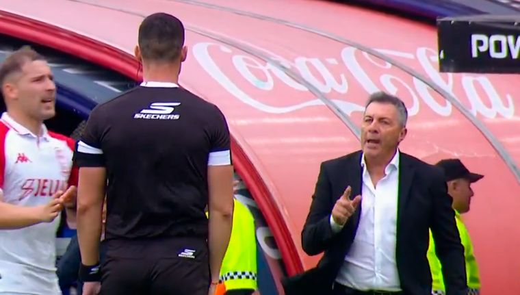 Kudelka y Ramírez se sacaron chispas en San Lorenzo - Huracán.