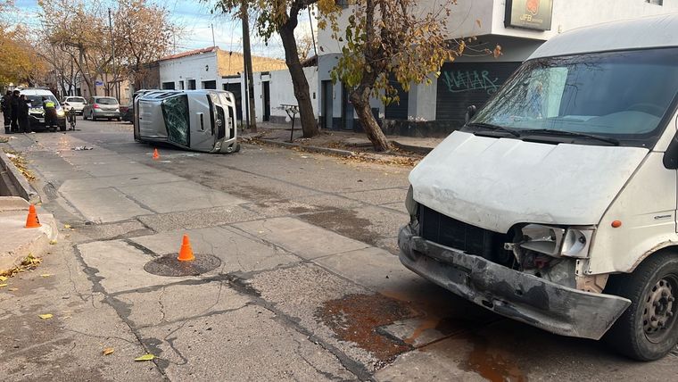 Así quedaron los vehículos tras el accidente. Foto: Ministerio de Seguridad