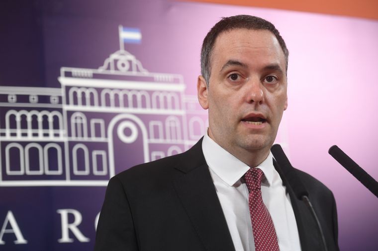 Manuel Adorni minimizó la opinión de Pablo Moyano sobre la inflación Foto: Telam