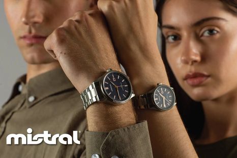 La nueva línea de relojes Mistral combina medición biométrica y llamadas Bluetooth en 2026.