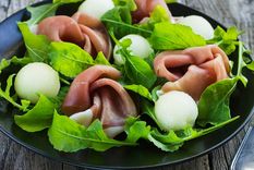 Ensalada de jamón y melón. Foto: Cookpad