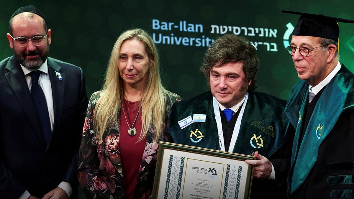 Javier Milei recibió un Doctorado Honoris Causa en Israel y ratificó su alianza contra Irán