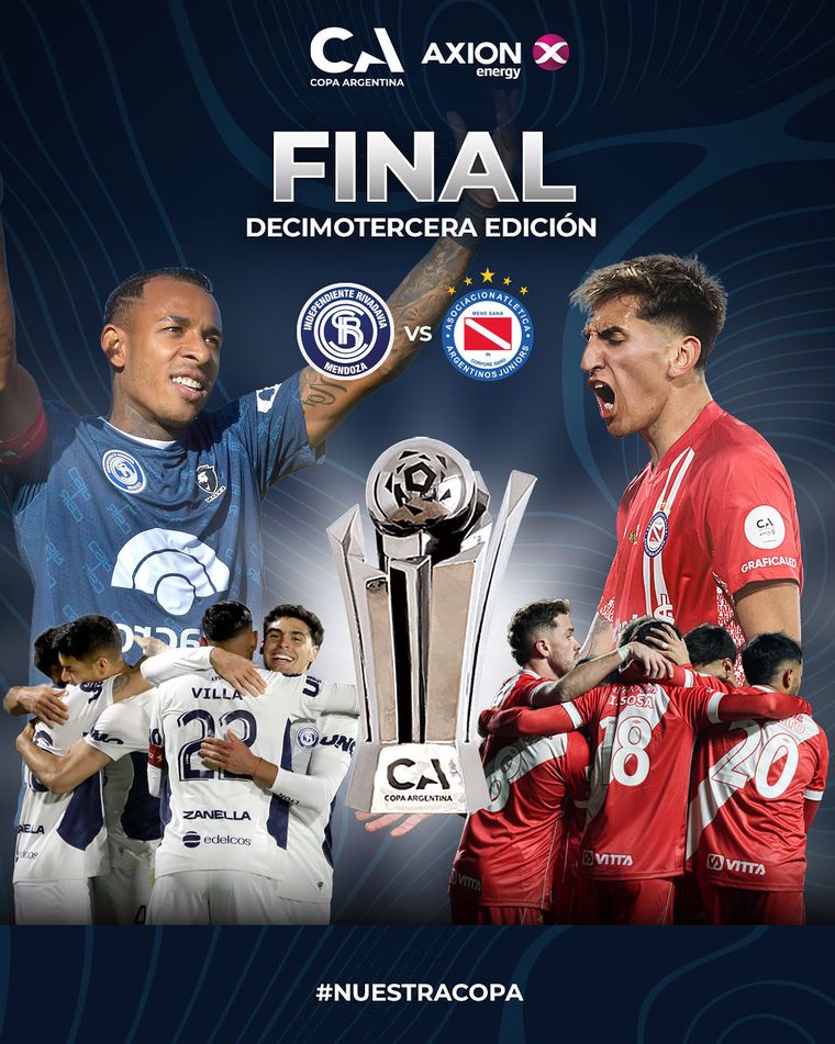 Independiente y Argentinos, los protagonistas de la final.  Independiente y Argentinos, los protagonistas de la final. 