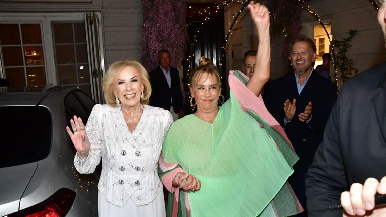Mirtha Legrand festejó su cumpleaños en la casa de Marcela Tinayre.