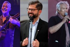 Aznar y Heredia, invitados de Gabriel Boric. Foto: RadioImagina.