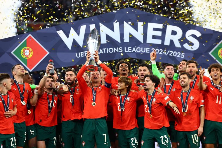 Portugal venció a España en la final y es campeona de la Nations League.
