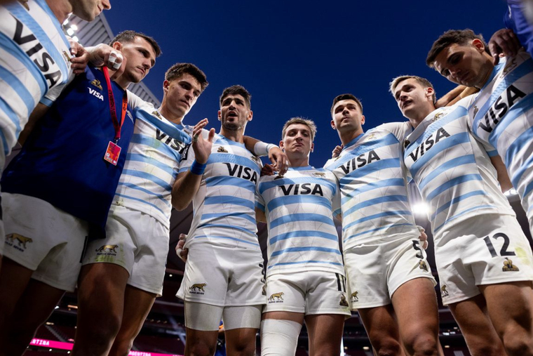 Los Pumas 7s vuelven al ruedo en el Circuito Mundial. Foto: @LosPumas7s