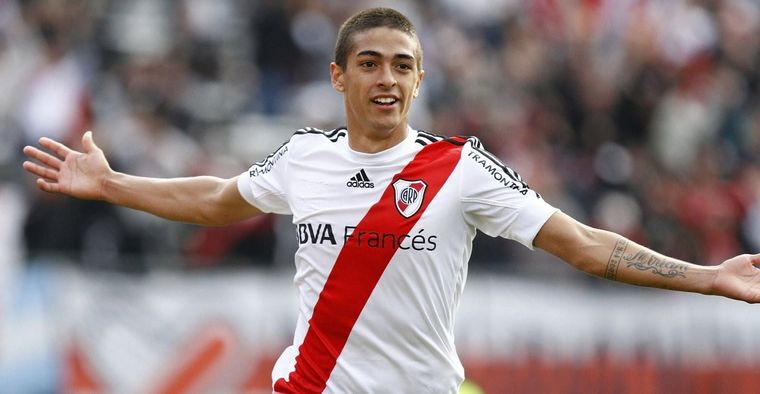 Lanzini encendió al mundo River. Foto: Publicada en TyC Sports