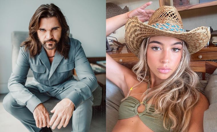 Juanes junto a su hija mayor Luna.