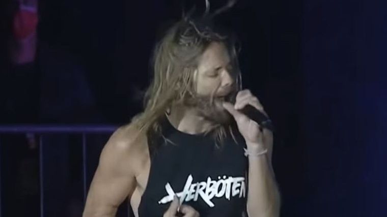 Taylor Hawkins en el Lollapalooza Argentina 2022