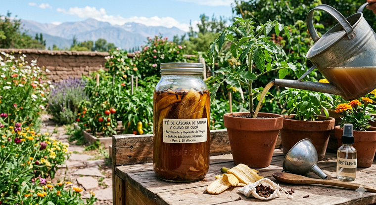 La receta natural para cuidar tus plantas.&nbsp;