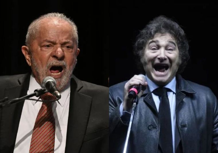 Javier Milei volvió a cruzar a Lula Da Silva Foto: Archivo MDZ
