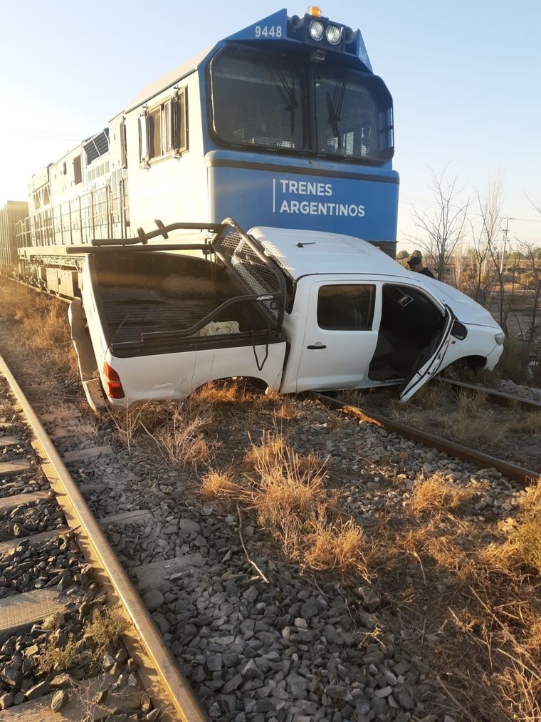 Una de las imágenes del accidente Foto: Ministerio de Seguridad