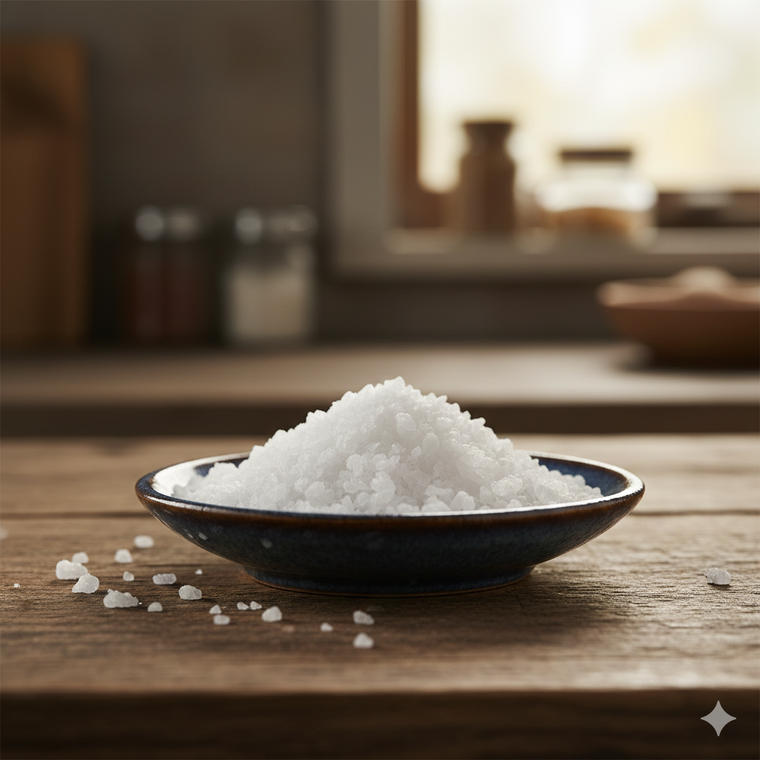 La sal es un miineral eterno. Fuente: IA Gemini.