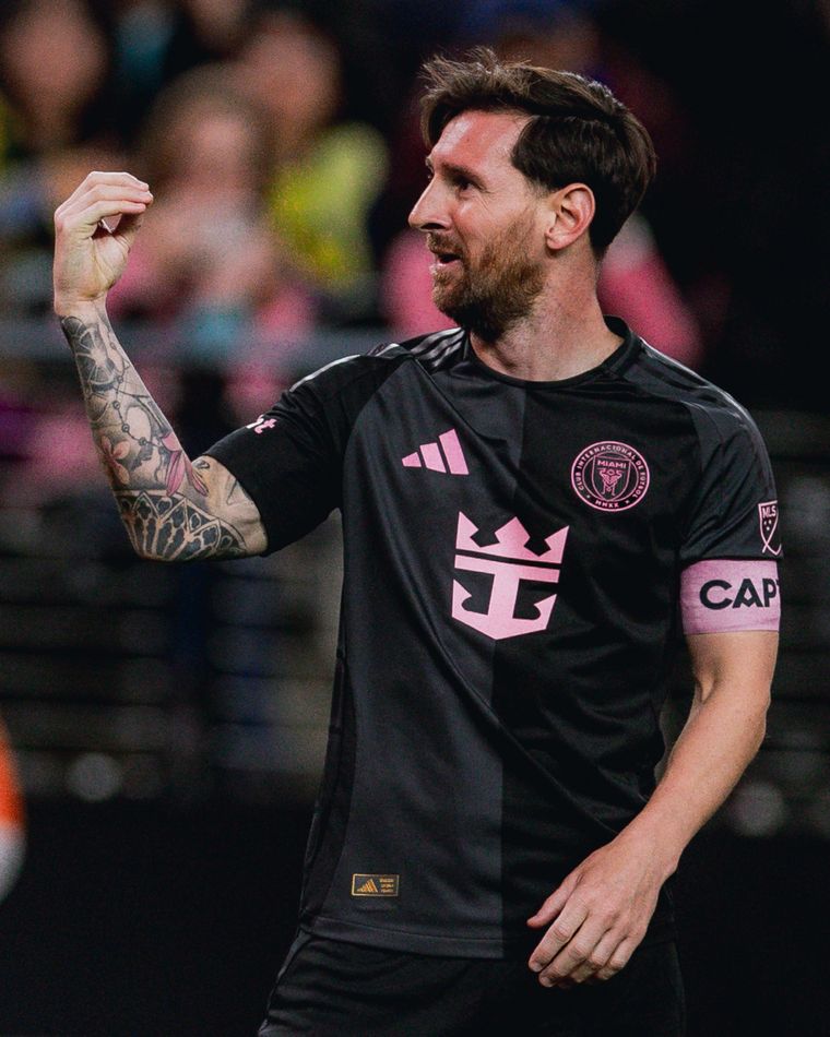 Messi dejó conmocionado a México tras el festejo de su gol ante América. Foto: MLS