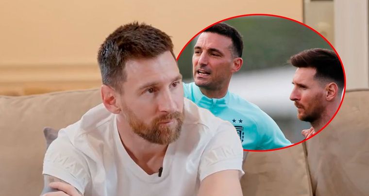 Messi habló del rol de Scaloni en el grupo de la Selección argentina. Foto: DirecTV Sports