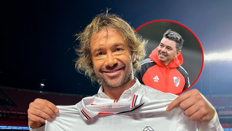 Lugano habló sobre cómo ve al River de Gallardo en la Copa Libertadores. Foto: @diegolugano y River Plate