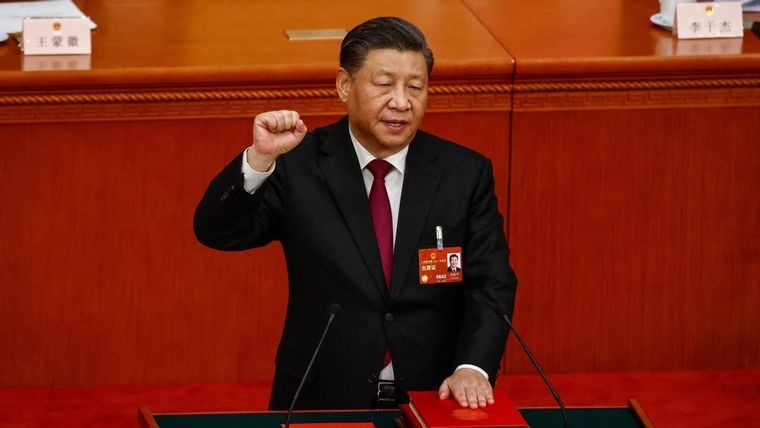Xi acaba de asumir un nuevo mandato en China. Foto: Efe.