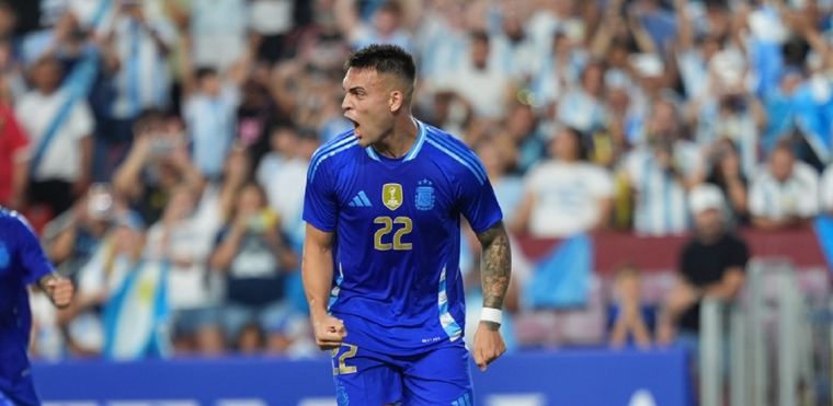 El delantero habló tras el triunfo. Foto: Argentina