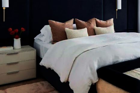 Invertir en las mejores sábanas es fundamental. Foto: Ali Budd Interiors