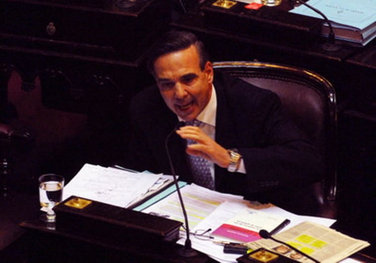 El jefe del bloque de senadores del oficialismo Miguel Ángel Pichetto. Foto: Télam