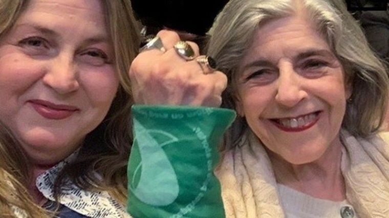 Valentina Fernández de Rosa y Cristina Banegas