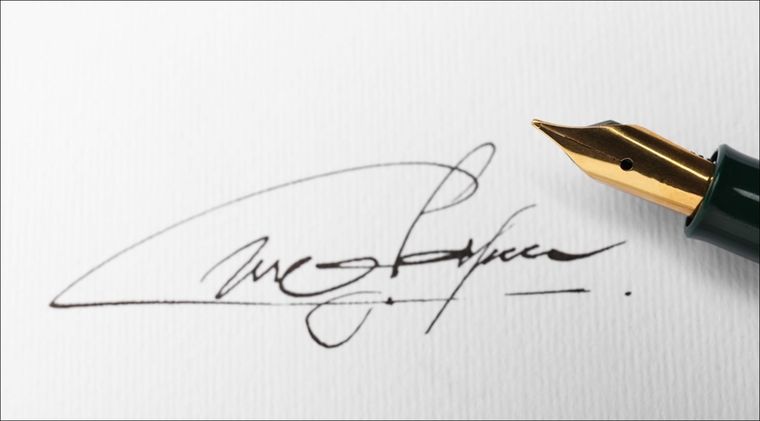Cuál es el significado de subrayar la firma. Foto: SHUTTERSTOCK