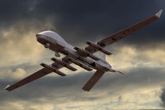 Dron Gray Eagle MQ-1C En su nueva versión puede transportar hasta 680 kg. de armamento y volar durante 25 horas