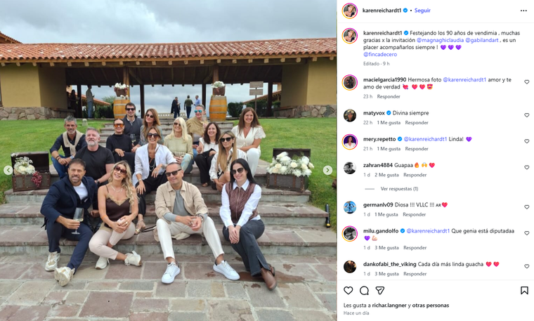 Los famosos en Mendoza. Los famosos en Mendoza.