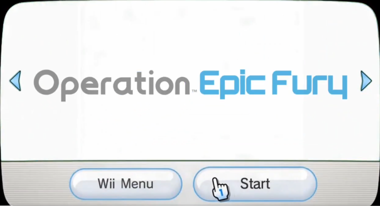 La Casa Blanca compartió un video de los ataques con imágenes de un reconocido juego de Nintendo.