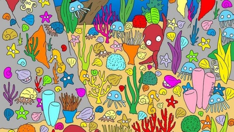 ACERTIJO VISUAL ACERTIJO VISUAL, RETO VISUAL, PEZ Foto: ARCHIVO