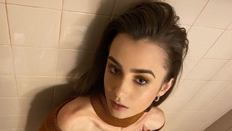 Lily Collins, Instagram, redes sociales