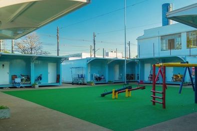 MDZol | Las microcasas, construidas en torno a un parque recreacional, tienen un ambiente comunitario, pero sólo son una solución temporal, dicen los críticos.