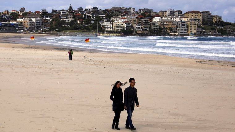 Algunas playas australianas fueron cerradas preventivamente.&nbsp;