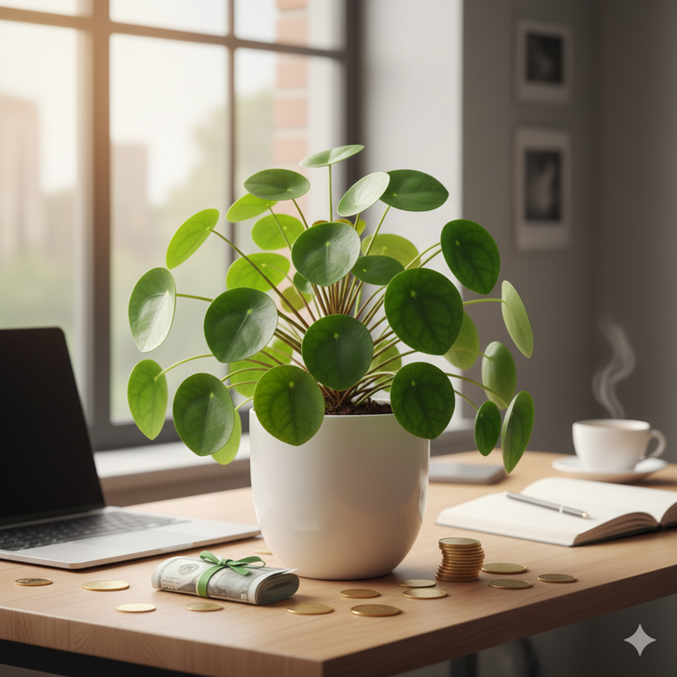 Una planta que atrae abundancia. Fuente: IA Gemini.