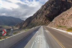 El sector de la ruta 82 donde el ciclista sufrió el accidente, entre los caracoles de Cacheuta y el túnel a Potrerillos.&nbsp;