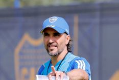 Diego Martínez en la práctica de Boca Foto: Archivo Diego Martínez en la práctica de Boca Foto: Archivo