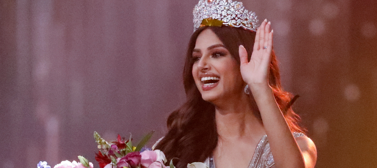 Harnaaz Sandhu es la Miss Universo 2021 Foto: wfla.com