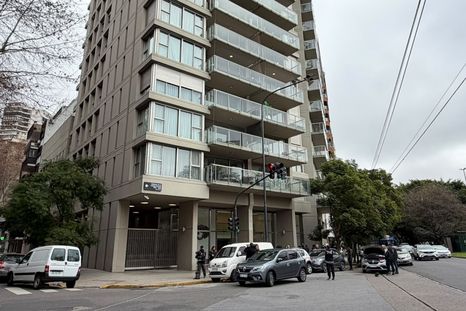 El lujoso edificio donde vive Facundo Moyano. El lujoso edificio donde vive Facundo Moyano.