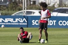 El Chimy se lesionó en la práctica de hoy. Foto: Osasuna El Chimy se lesionó en la práctica de hoy. Foto: Osasuna