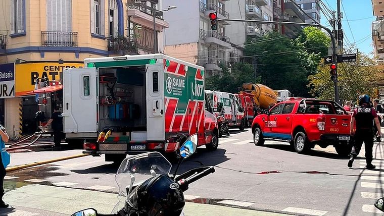 Así se encuentra la zona Foto: Infobae