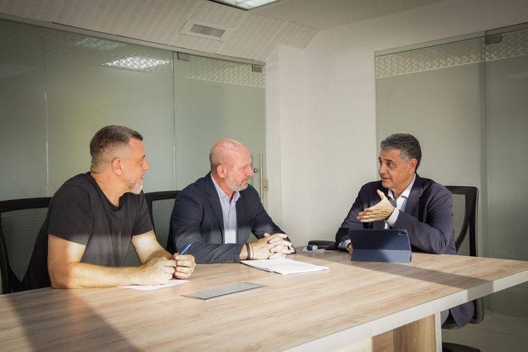 Jorge Macri junto a Waldo Wolff Foto: Prensa de Jorge Macri