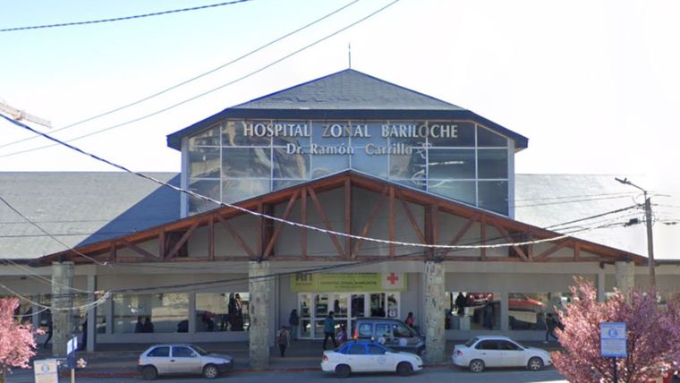 El Hospital Ramón Carillo de Bariloche, donde está internado el primer caso de hantavirus en Bariloche.