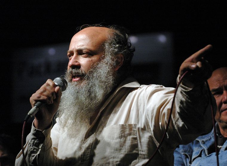 Emilio Pérsico anunció el comienzo de la resistencia peronista. Foto NA