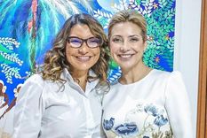 Fabiola Yáñez volvió a clonar el estilismo de Letizia Ortiz con un vestido súper primaveral Foto: Instagram